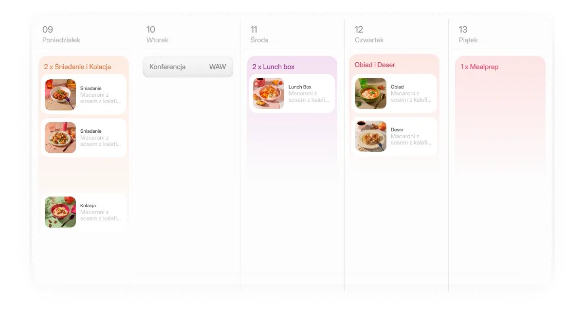 calendar section